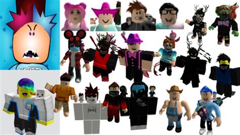 roblox youtubers avatars.